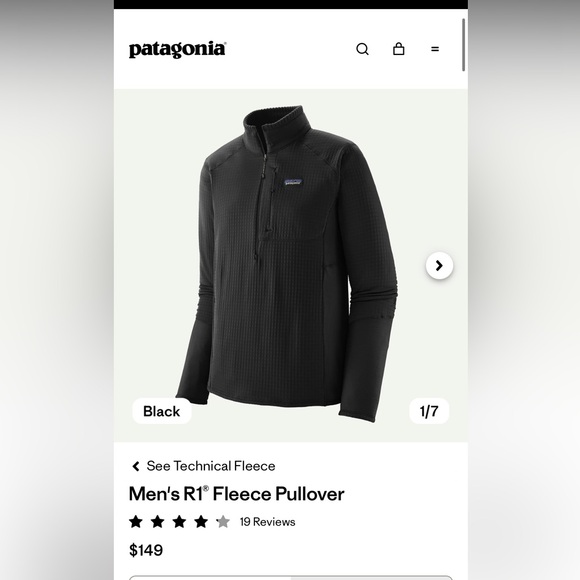 Patagonia Polar Tec Thermal Pro Men’s Fleece Orange Size Medium - Picture 5 of 5
